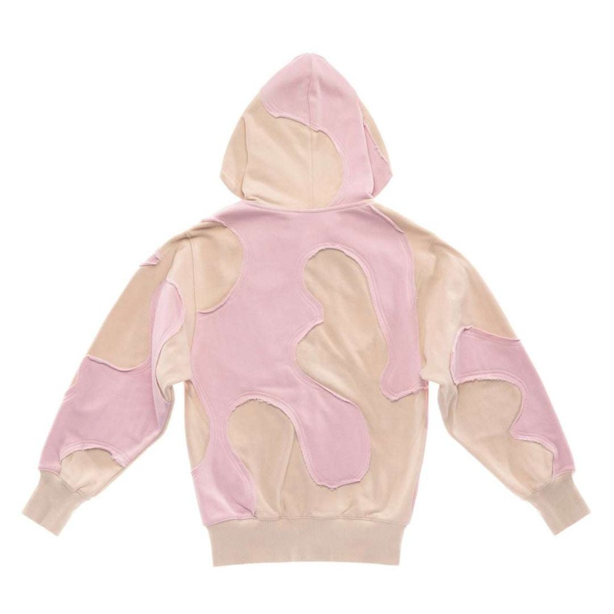 Apparel * | Wholesale Telfar Camo Hoodie Pink/Sand