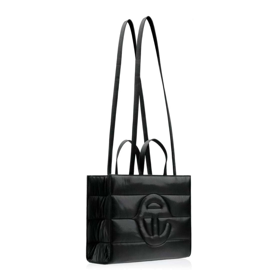 Bags * | Cheap Telfar Medium Puff Shopper Black