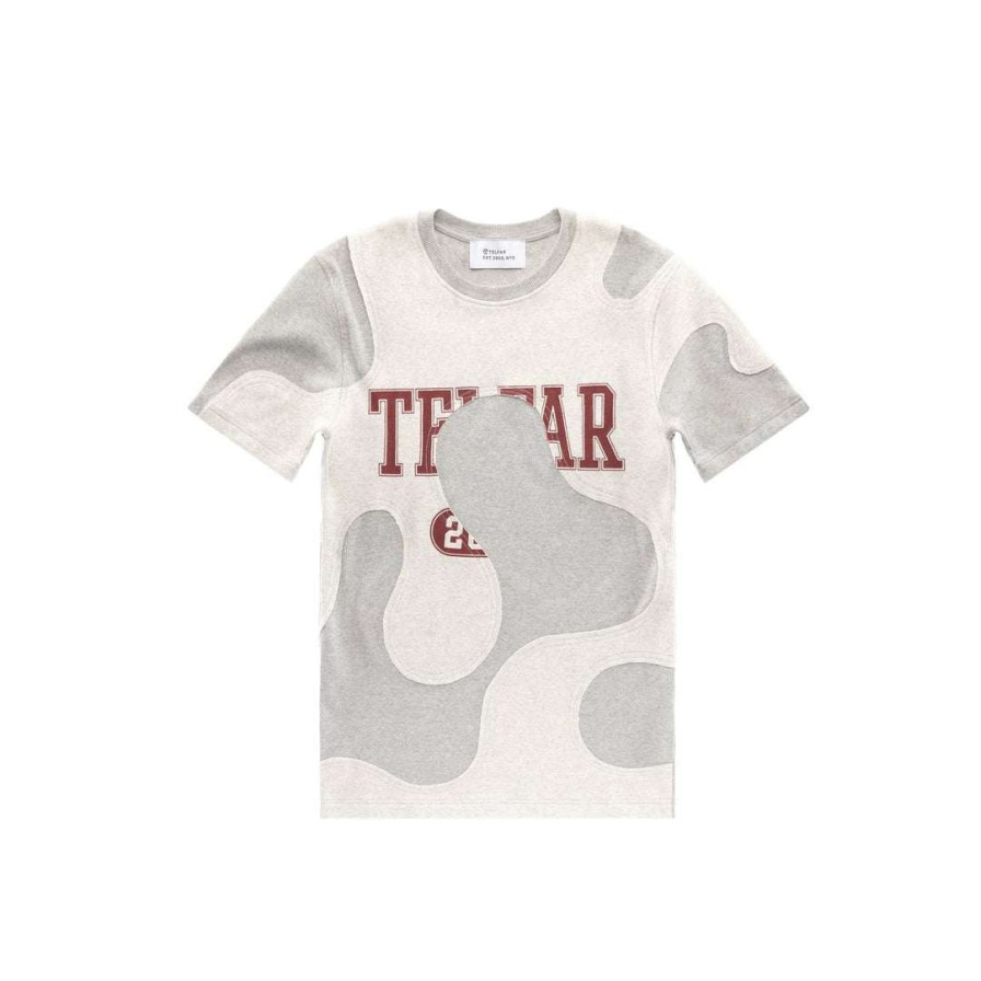 Apparel * | Flash Sale Telfar Camo T-Shirt Heather Grey