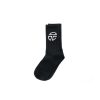 Accessories * | Top 10 Telfar Athletic Logo Socks Black