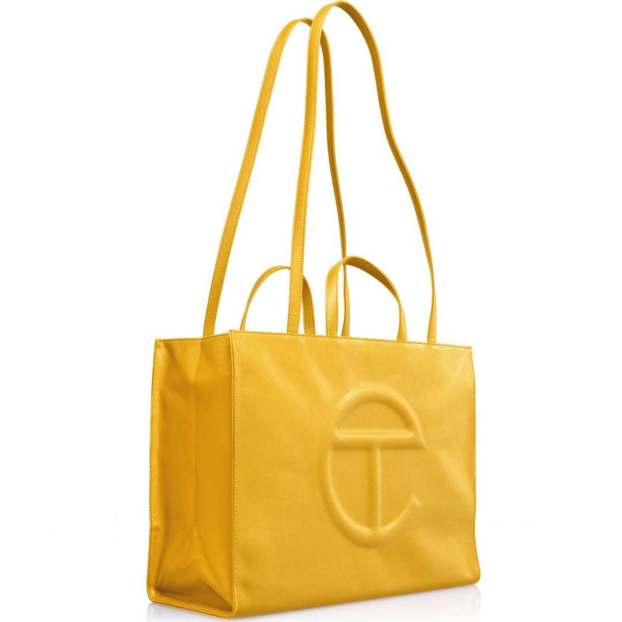 Bags * | Hot Sale Telfar Large Yellow Shopping Bag