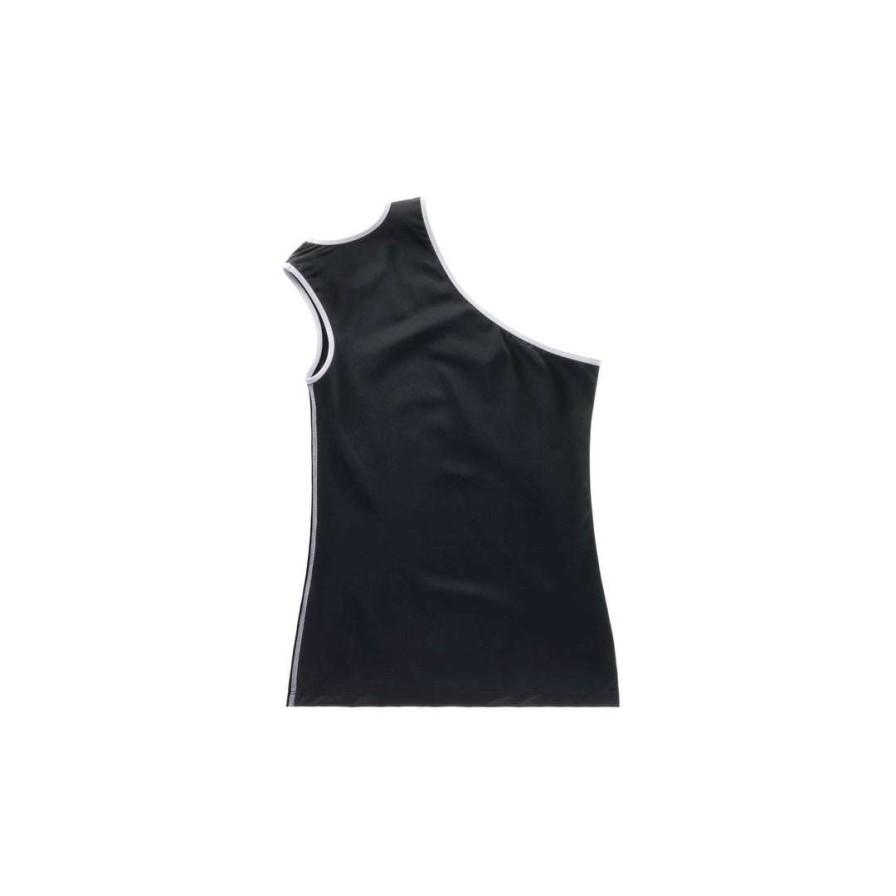 Apparel * | Cheap Telfar Performance Half Tank Black